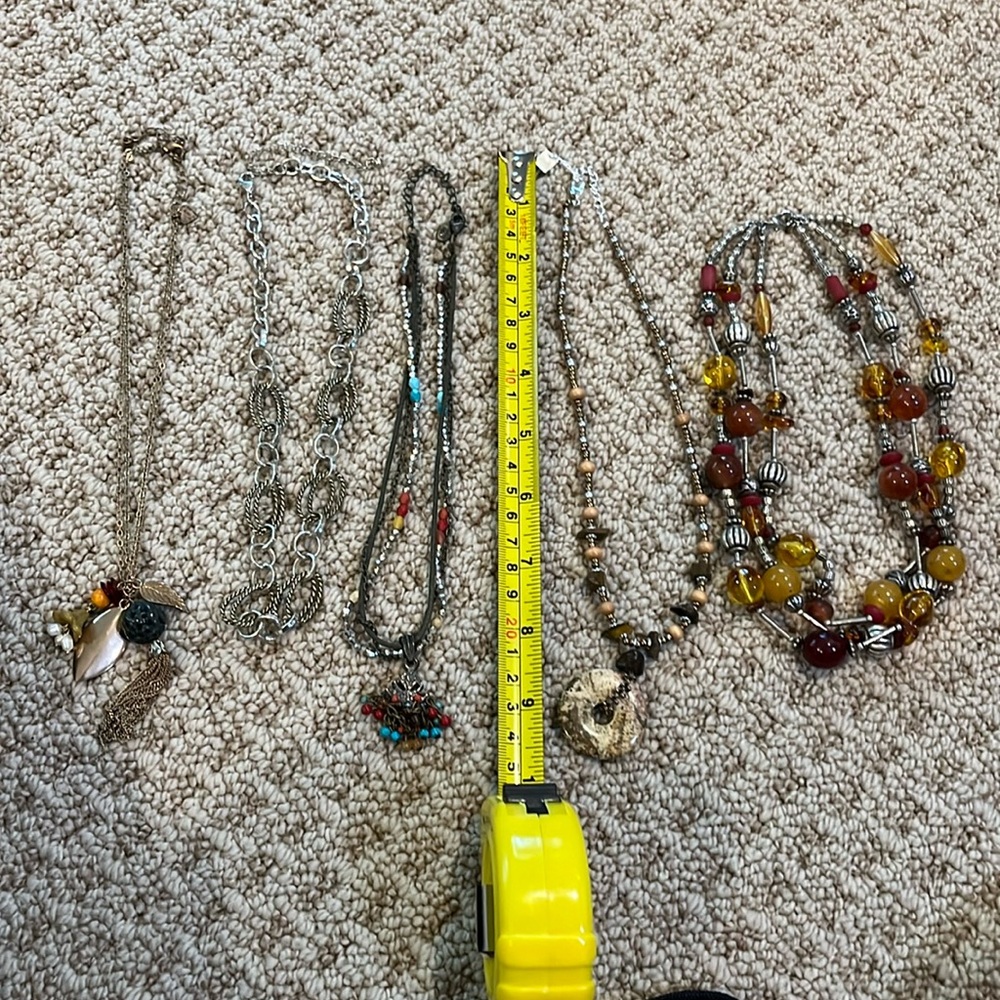 Lot of 5 costume necklaces!
